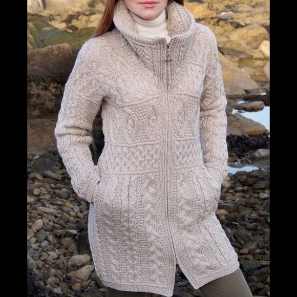 aran mor Jackets & Coats House Of Bruar Aran Mor Merino Wool Chunky